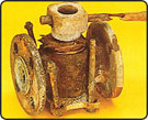 Valve Destroyed by corrosion